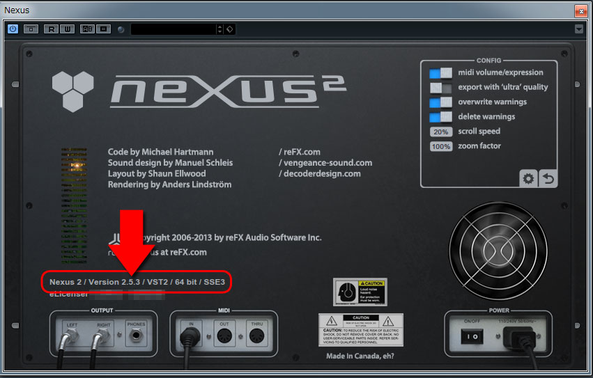 Refx Nexus 100 License File